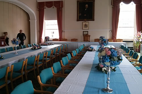 A wedding at the Guildhall, Andover