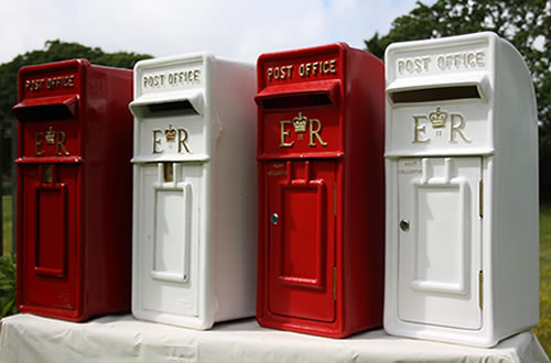 Wedding Post Boxes on display in Hampshire